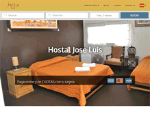 Tablet Screenshot of hoteljoseluis-peru.com